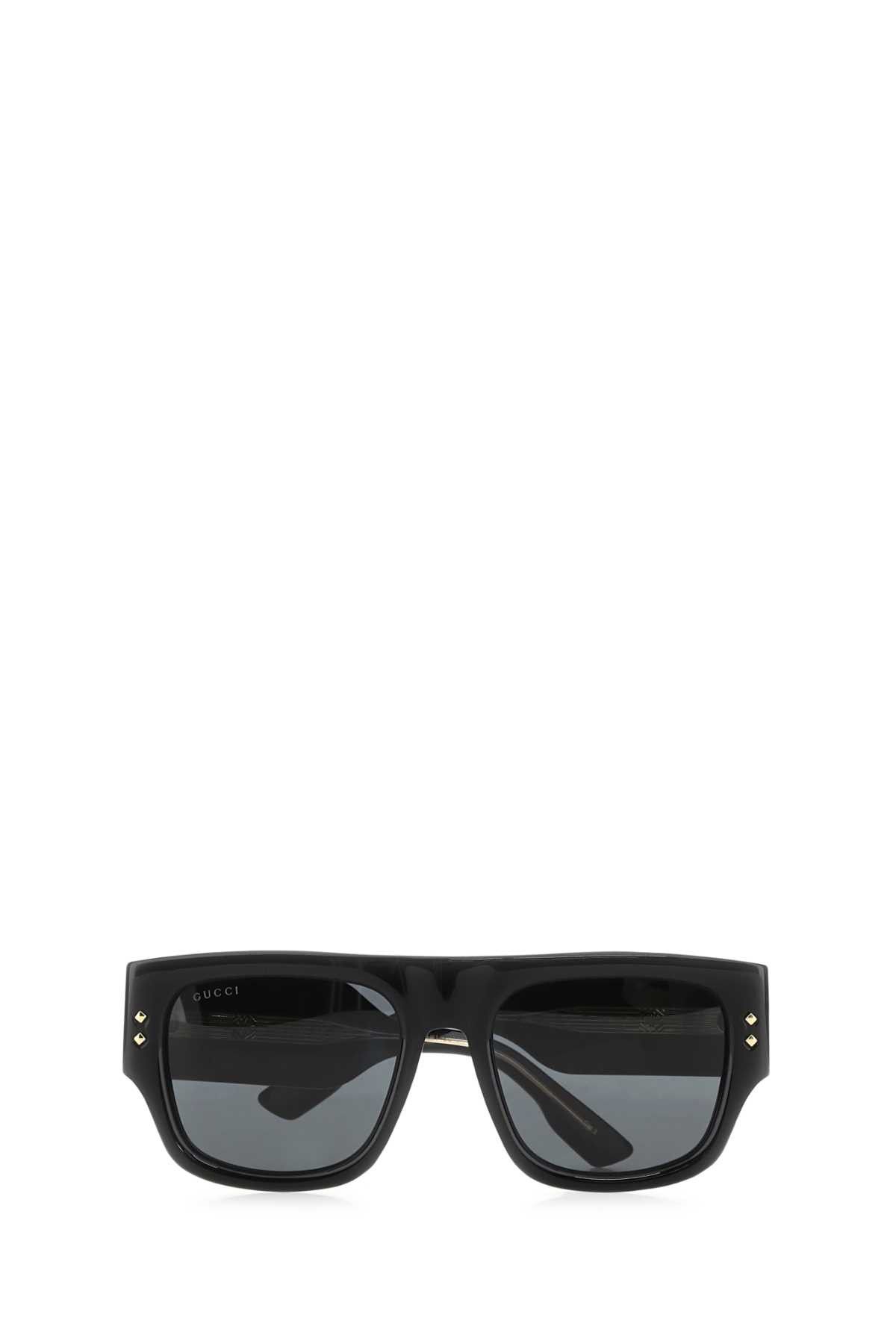 Gucci Black Acetate Sunglasses Size ONE SIZE - 2 Thumbnail