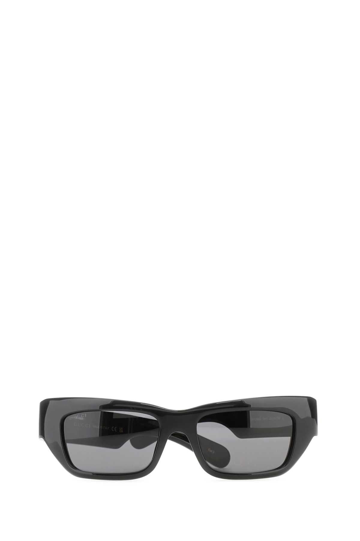 Gucci Black Acetate Sunglasses Size ONE SIZE - 2 Thumbnail