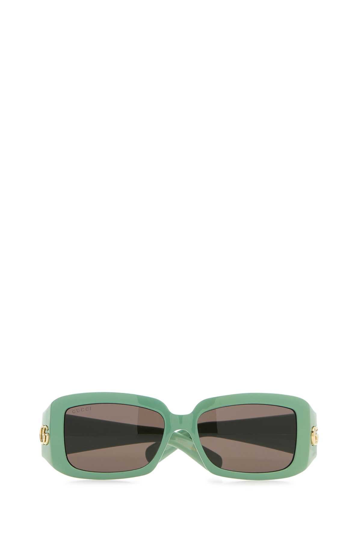 Gucci Sea Green Acetate Sunglasses Size ONE SIZE - 2 Thumbnail