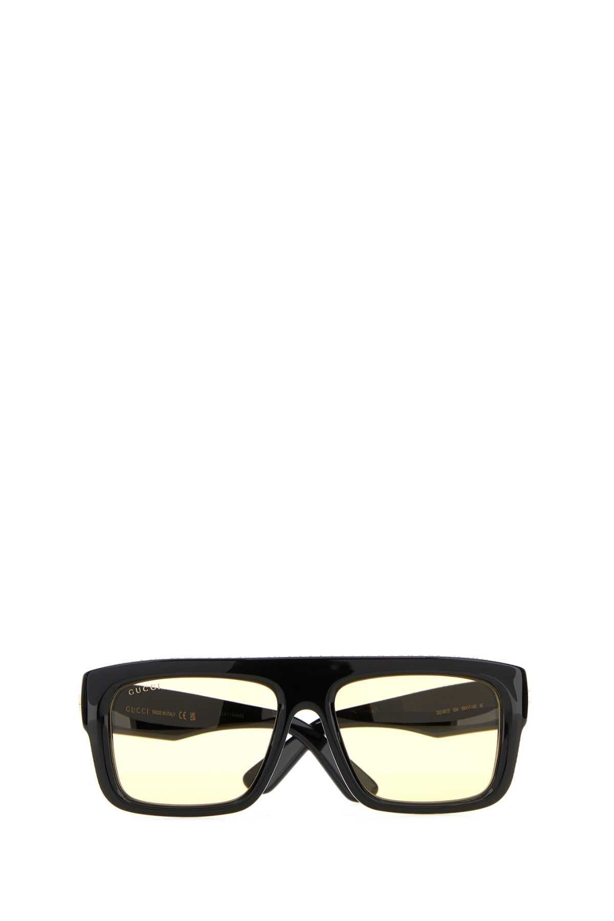 Gucci Black Acetate Sunglasses Size ONE SIZE - 2 Thumbnail