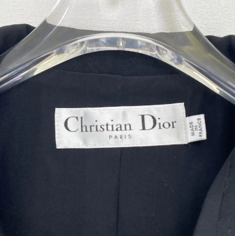 Dior Dior Black Cotton Women's Coat 0089 Size M / US 6-8 / IT 42-44 - 6 Thumbnail