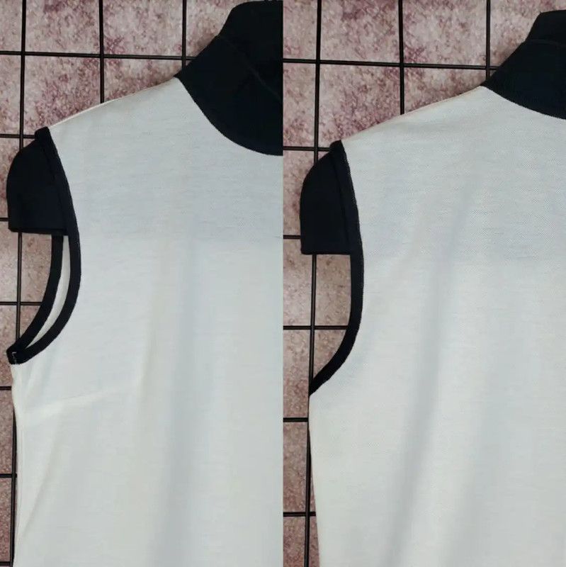 Dior Dior Summer White Cotton Sleeveless T-shirt 0089 Size M / US 6-8 / IT 42-44 - 4 Thumbnail
