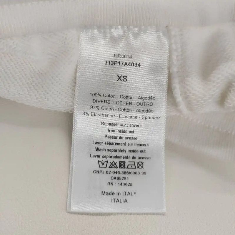 Dior Dior White Cotton XS Women's Shorts 0089 Size 22" - 4 Thumbnail
