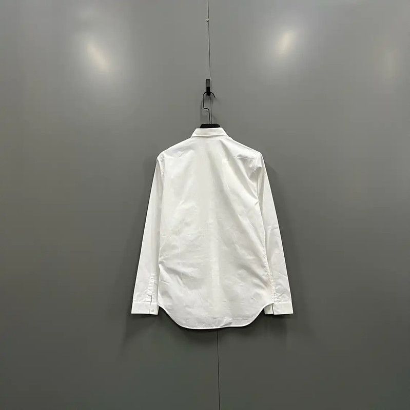 Dior Dior White Long Sleeve Cotton T-Shirt 0089 Size ONE SIZE - 2 Thumbnail