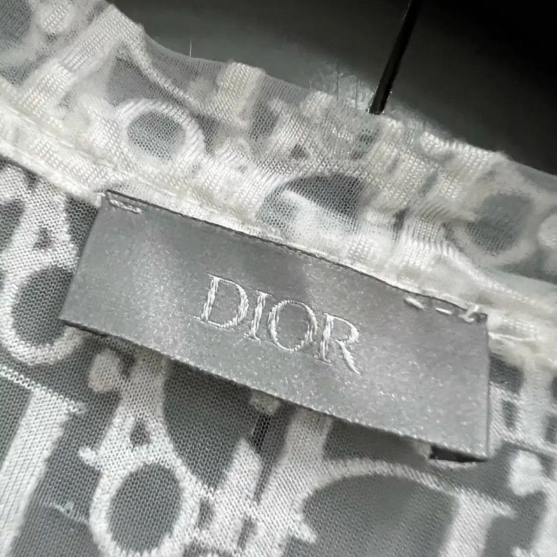 Dior Dior Summer White Cotton Logo Short Sleeve Tee 0089 Size XS / US 0-2 / IT 36-38 - 2 Thumbnail