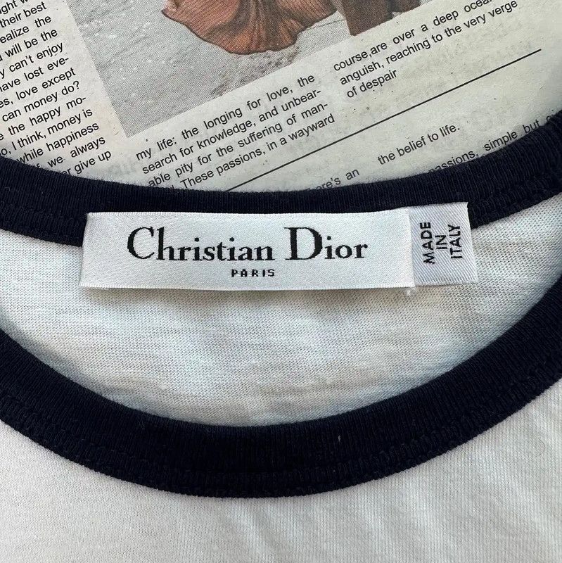 Dior Dior Women's Lucky Star Graphic T-Shirt 0089 Size S / US 4 / IT 40 - 7 Thumbnail