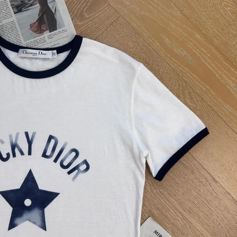 Dior Dior Women's Lucky Star Graphic T-Shirt 0089 Size S / US 4 / IT 40 - 5 Thumbnail