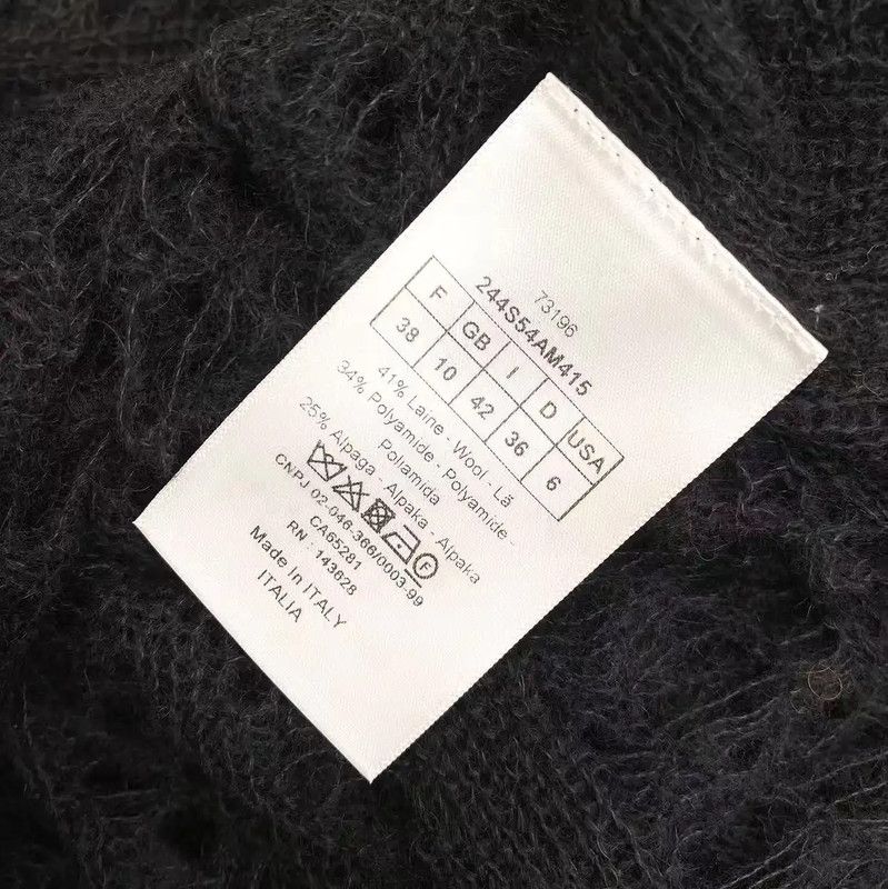 Dior Dior Black Wool Pullover Sweater 0089 Size ONE SIZE - 5 Thumbnail