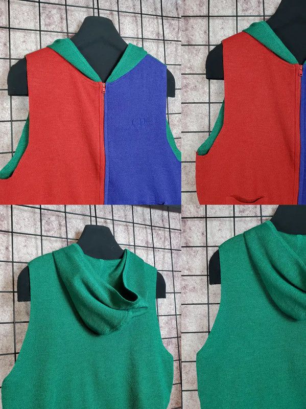 Dior Dior Red Wool Blend Embroidered Hoodie 0089 Size M / US 6-8 / IT 42-44 - 5 Thumbnail