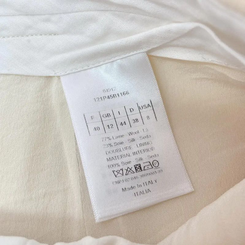 Dior Dior Summer Beige Wool Women's Shorts 0089 Size 34" / US 12 / IT 48 - 8 Thumbnail
