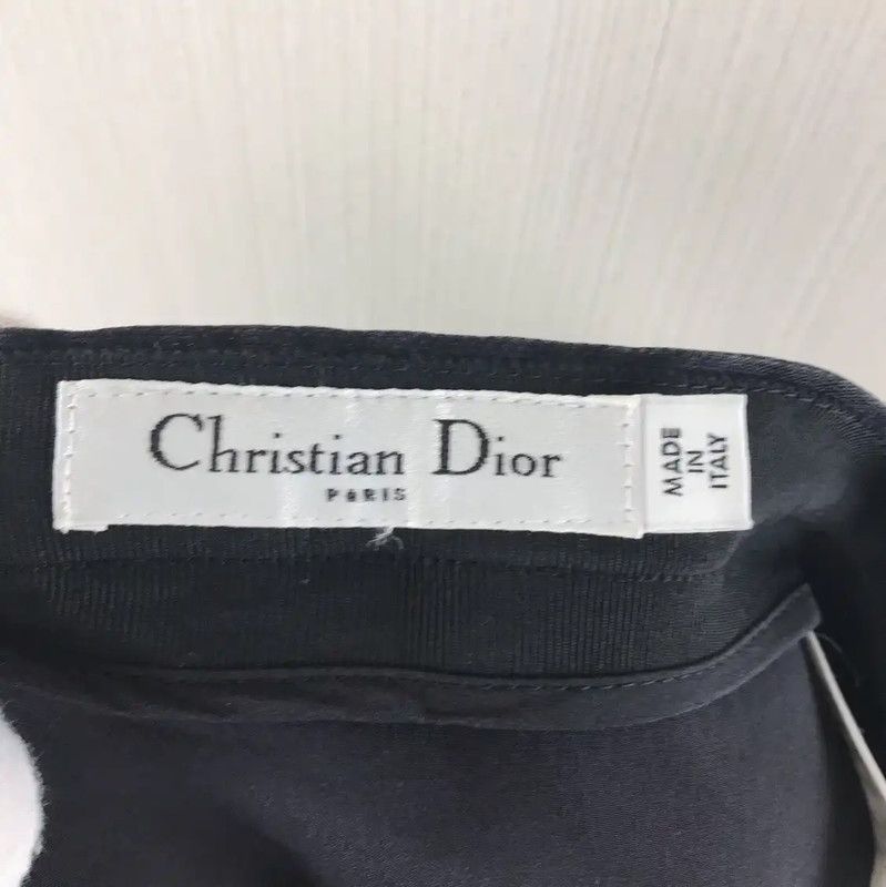 Dior Dior Black Silk Midi Skirt 0089 Size 36" / US 14 / IT 50 - 3 Thumbnail