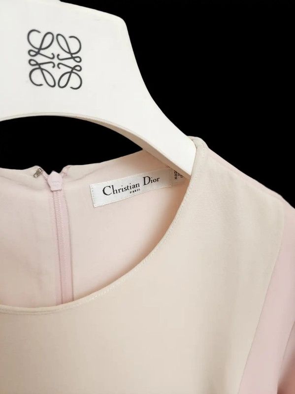 Dior Dior Color-Blocked Short Dress for Women 0089 Size L / US 10 / IT 46 - 5 Thumbnail