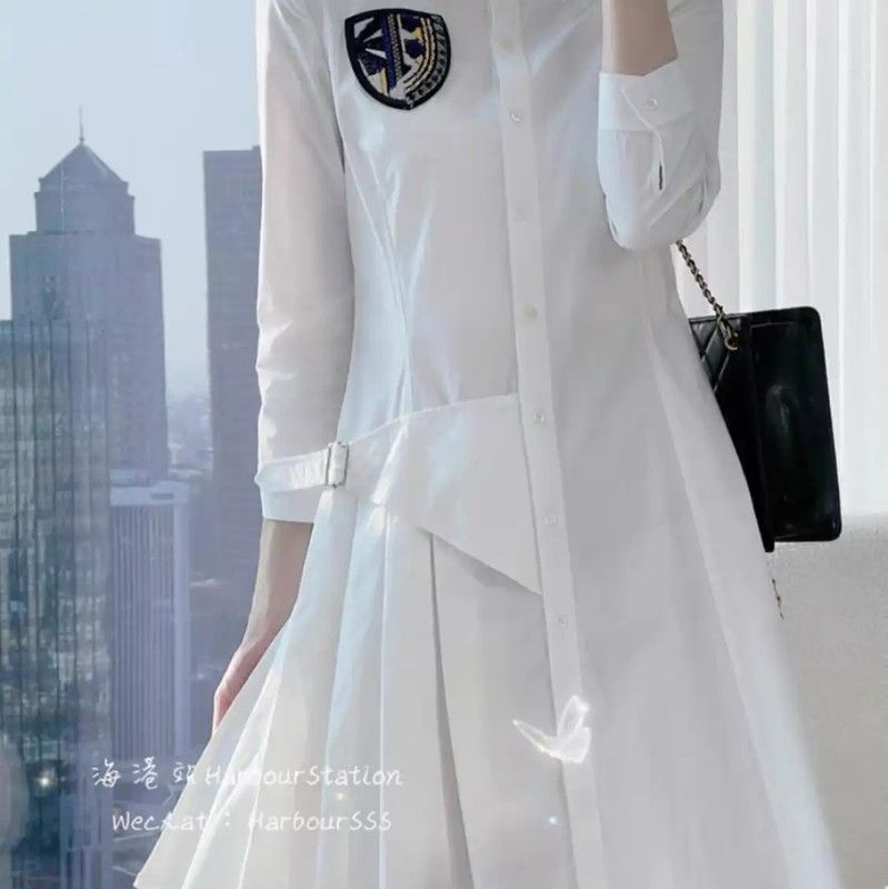 Dior Dior White Cotton Women's Dress 0089 Size XXS / US 00 / IT 34 - 8 Thumbnail