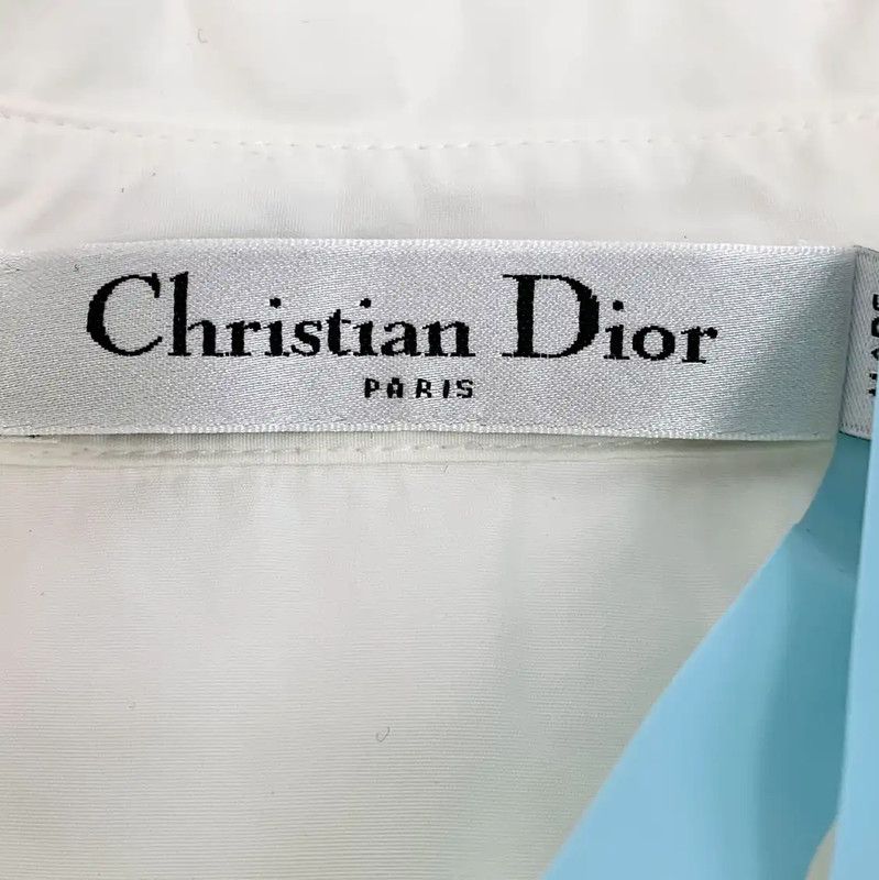 Dior Dior White Cotton XS Women's Dress 0089 Size XS / US 0-2 / IT 36-38 - 5 Thumbnail
