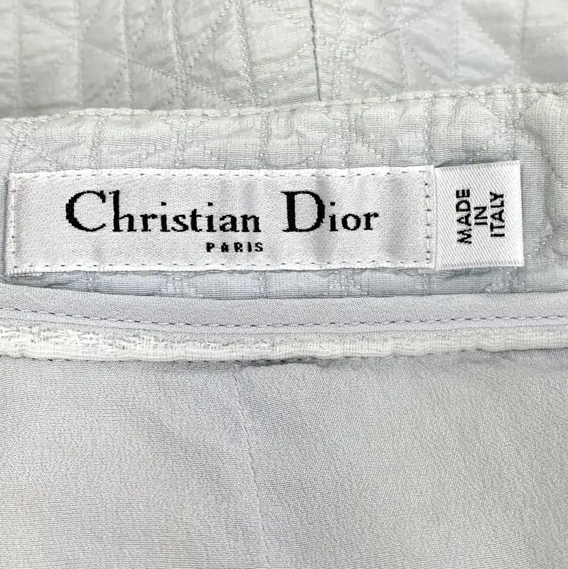 Dior Dior Light Blue Silk Women's Shorts 0089 Size 22" - 5 Thumbnail