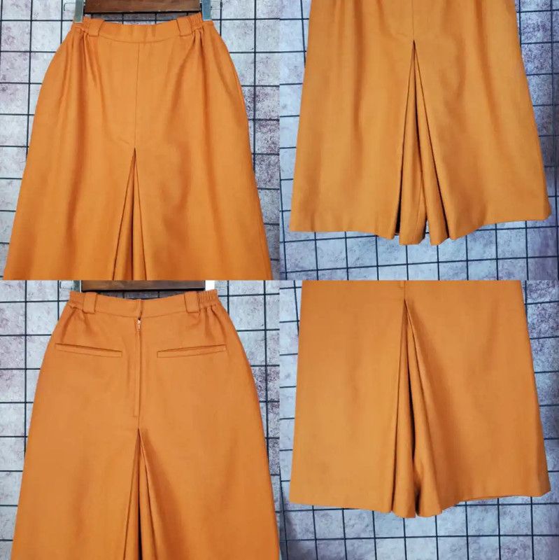Dior Dior Orange Wool Blend Casual Pants 0089 Size 23" - 3 Thumbnail