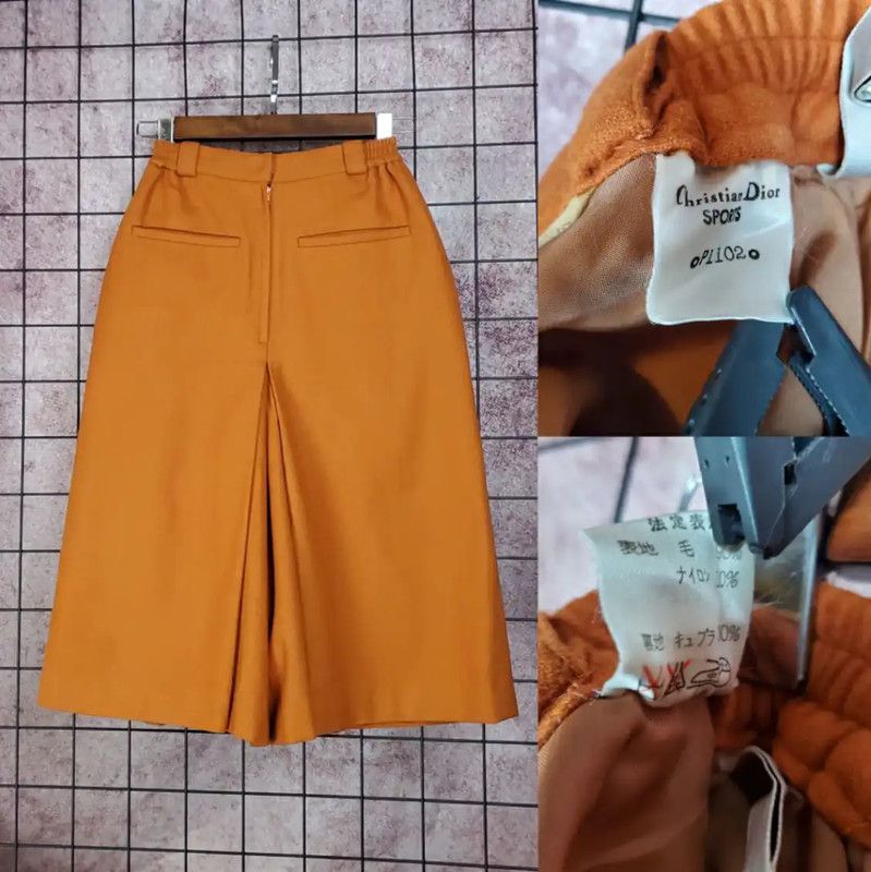 Dior Dior Orange Wool Blend Casual Pants 0089 Size 23" - 2 Thumbnail