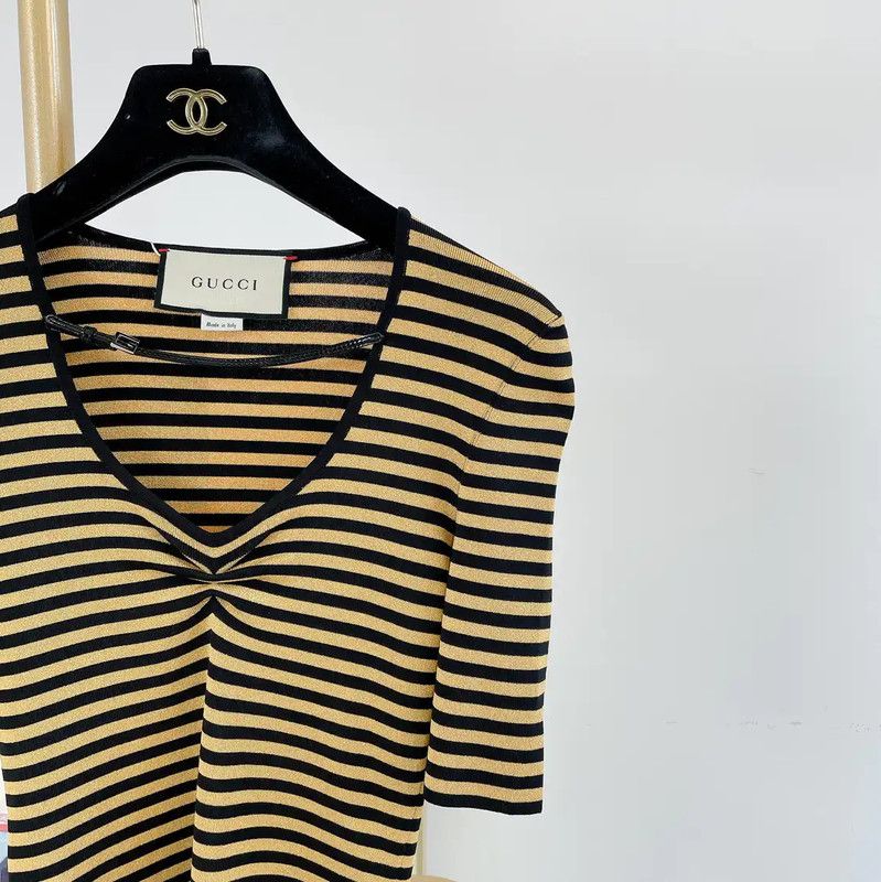 Dior Dior Striped Long Sleeve Pullover Sweater 0089 Size XS / US 0-2 / IT 36-38 - 3 Thumbnail