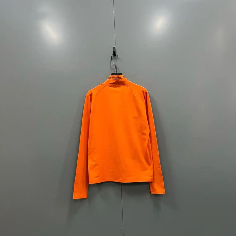 Dior Dior Orange Cotton Long Sleeve T-Shirt 0089 Size L / US 10 / IT 46 - 3 Thumbnail