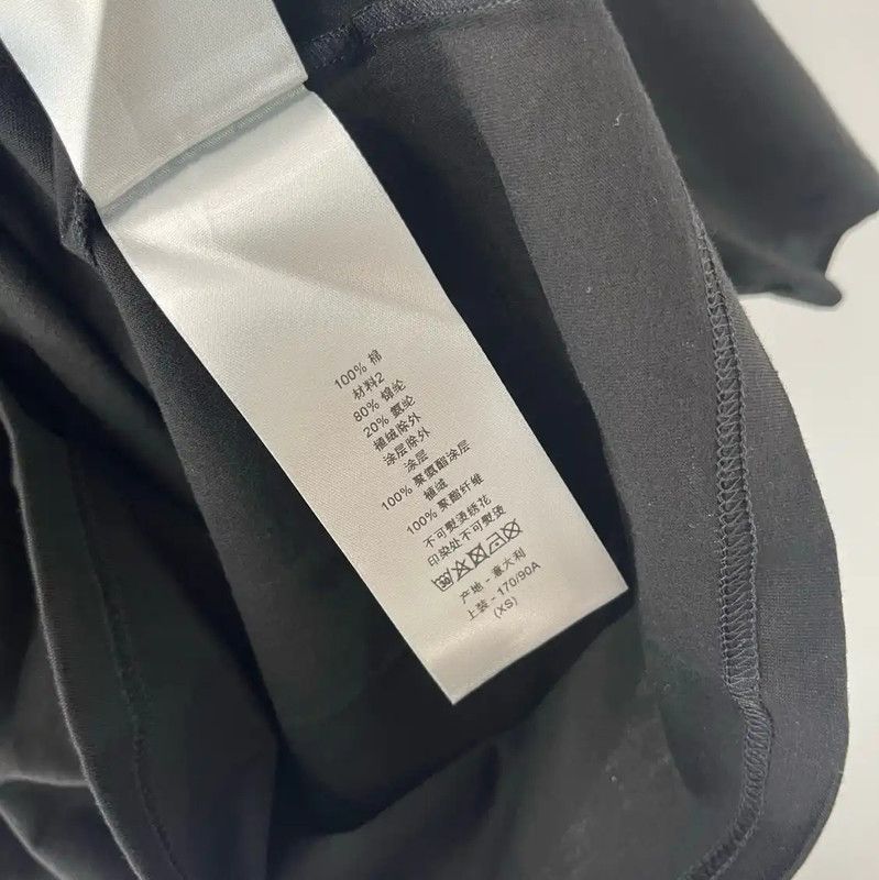 Dior Dior Black Cotton Short Sleeve T-Shirt 0089 Size XS / US 0-2 / IT 36-38 - 6 Thumbnail
