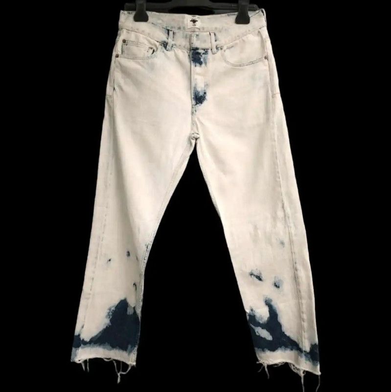 Dior Dior M Women's Color Block Denim Pants 0089 Size 28" / US 6 / IT 42 - 2 Thumbnail