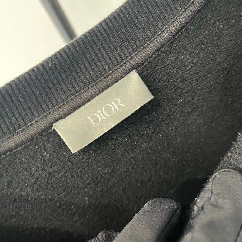 Dior Dior Black Cotton Women's Sweatshirt 0089 Size L / US 10 / IT 46 - 3 Thumbnail
