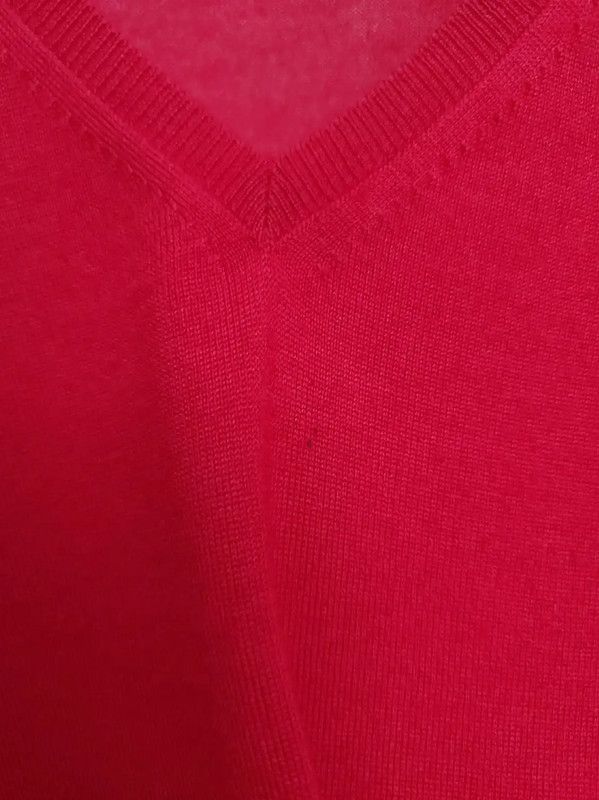 Dior Dior Red Wool Long Sleeve Sweater for Women 0089 Size XS / US 0-2 / IT 36-38 - 4 Thumbnail