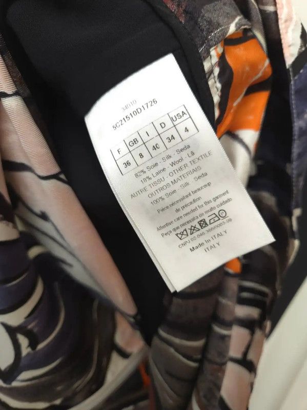 Dior Dior Multicolor Silk Short Sleeve Summer Shirt 0089 Size S / US 4 / IT 40 - 6 Thumbnail
