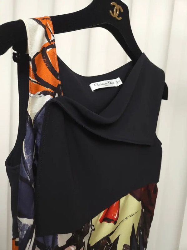Dior Dior Multicolor Silk Short Sleeve Summer Shirt 0089 Size S / US 4 / IT 40 - 5 Thumbnail