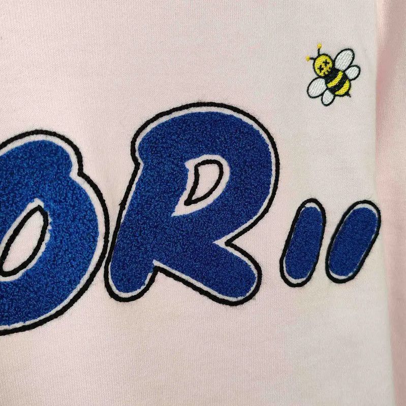 Dior Dior Pink Cotton Women's Sweatshirt 0089 Size XS / US 0-2 / IT 36-38 - 3 Thumbnail