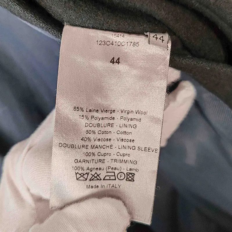 Dior Dior Black Wool Women's Jacket 0089 Size S / US 4 / IT 40 - 4 Thumbnail