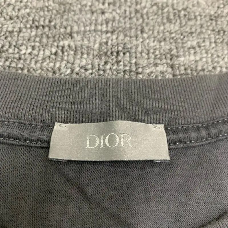 Dior Dior Gray Cotton Women's T-Shirt 0089 Size L / US 10 / IT 46 - 8 Thumbnail