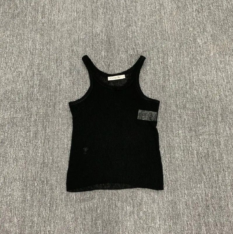 Dior Dior Black Cotton Women's T-Shirt L Size 0089 Size L / US 10 / IT 46 - 2 Thumbnail