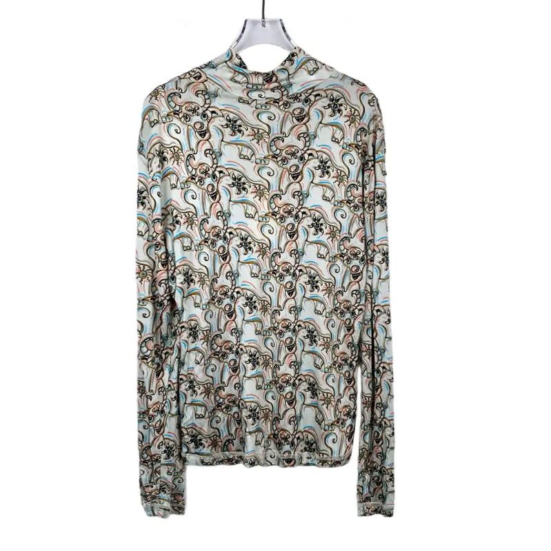 Dior Dior Colorful Polyester Women's T-Shirt 0089 Size M / US 6-8 / IT 42-44 - 2 Thumbnail