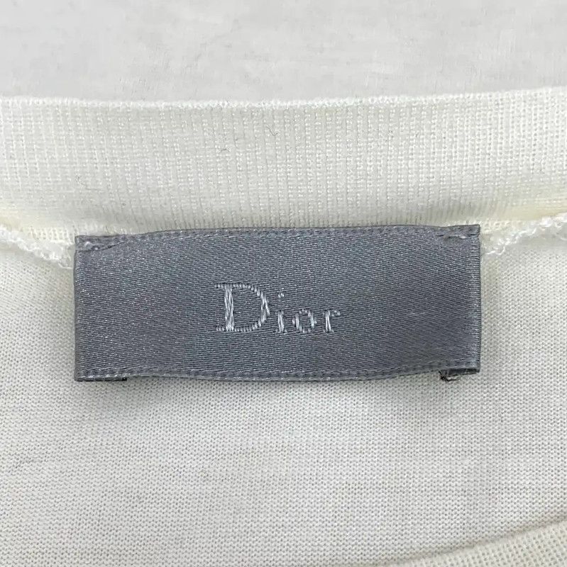 Dior Dior Beige Cotton Oversized Women's T-Shirt 0089 Size XL / US 12-14 / IT 48-50 - 5 Thumbnail