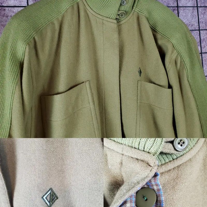 Dior Dior Green Wool Embroidered Logo Jacket 0089 Size S / US 4 / IT 40 - 6 Thumbnail
