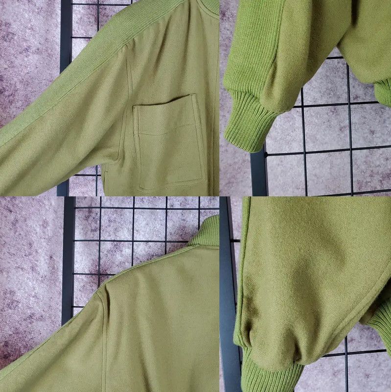 Dior Dior Green Wool Embroidered Logo Jacket 0089 Size S / US 4 / IT 40 - 7 Thumbnail
