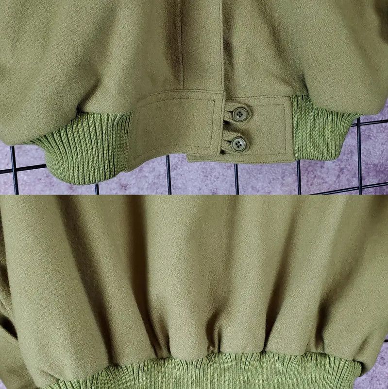 Dior Dior Green Wool Embroidered Logo Jacket 0089 Size S / US 4 / IT 40 - 9 Thumbnail