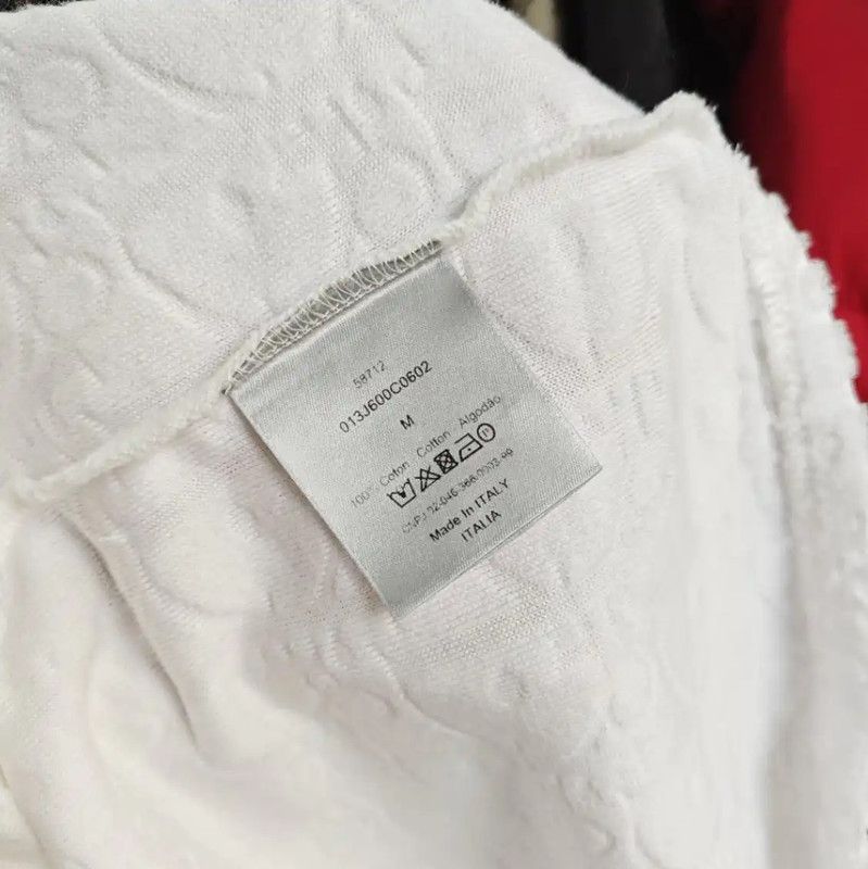 Dior Dior White Cotton T-Shirt for Women 0089 Size M / US 6-8 / IT 42-44 - 4 Thumbnail