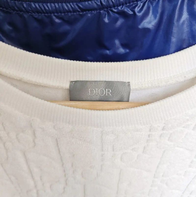Dior Dior White Cotton T-Shirt for Women 0089 Size M / US 6-8 / IT 42-44 - 3 Thumbnail