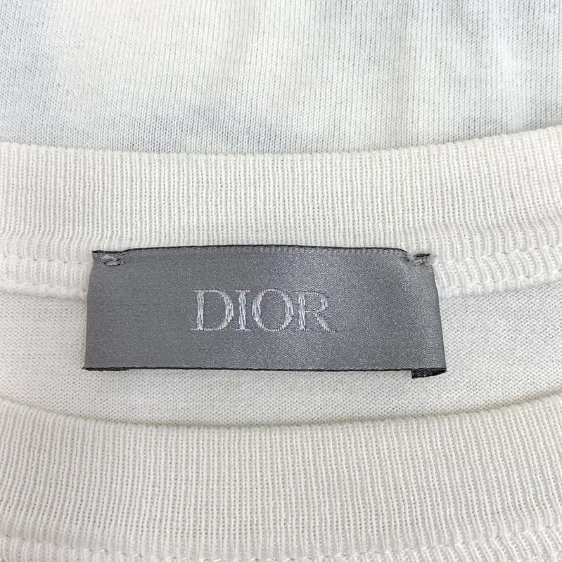Dior Dior White Cotton T-Shirt for Women 0089 Size XS / US 0-2 / IT 36-38 - 6 Thumbnail