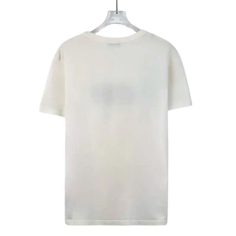 Dior Dior White Cotton T-Shirt for Women 0089 Size XS / US 0-2 / IT 36-38 - 2 Thumbnail