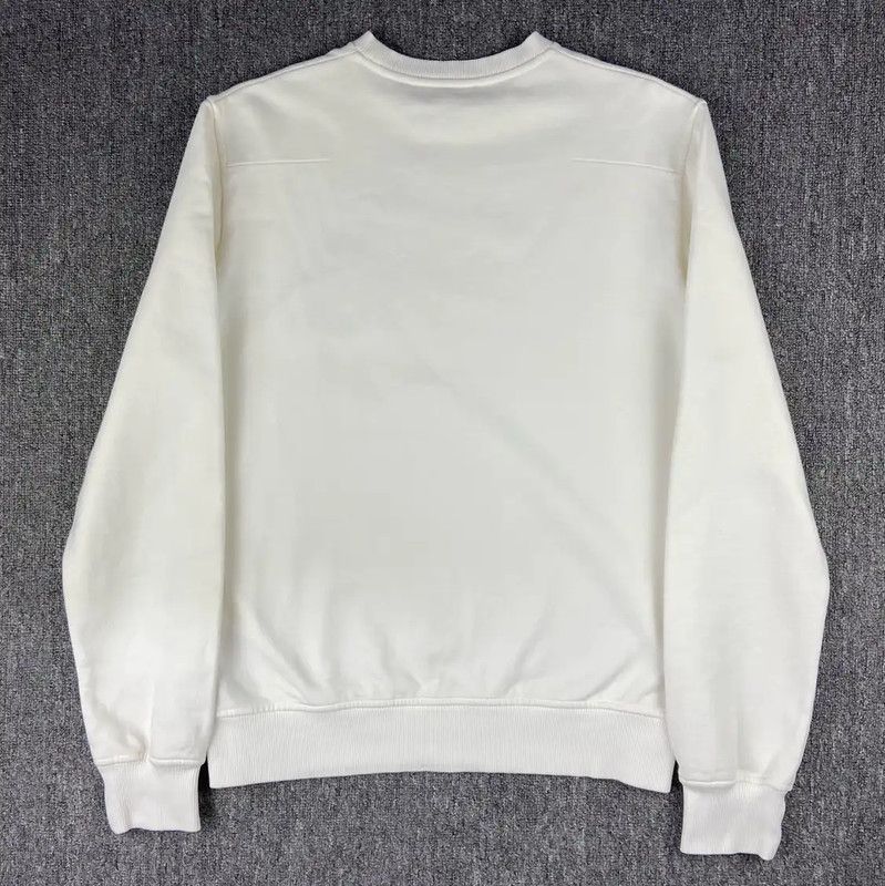 Dior Dior White Cotton Women's Sweatshirt 0089 Size S / US 4 / IT 40 - 2 Thumbnail