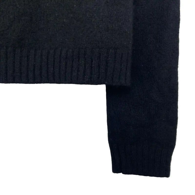 Dior Dior Black Wool Long Sleeve Sweater 0089 Size S / US 4 / IT 40 - 4 Thumbnail