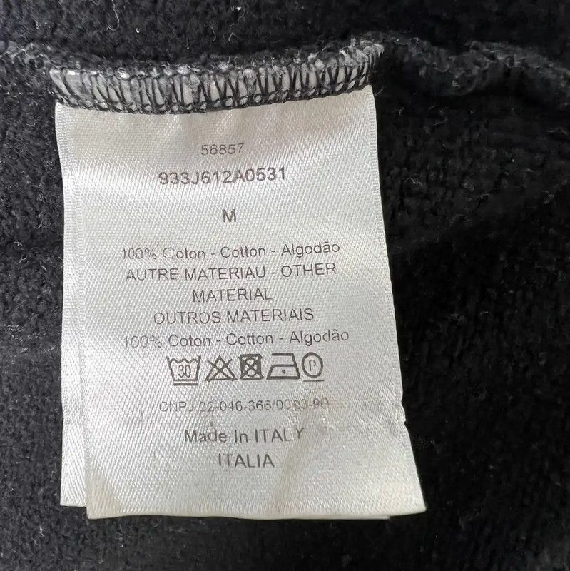 Dior Dior Black Cotton Blend Women's Sweatshirt 0089 Size M / US 6-8 / IT 42-44 - 5 Thumbnail