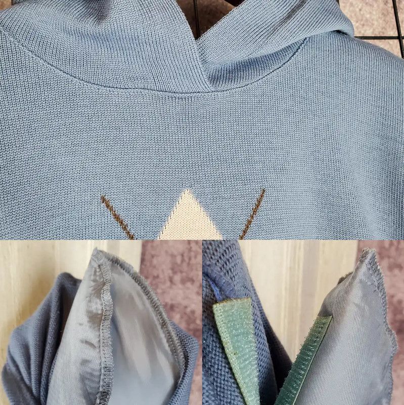 Dior Dior Blue Wool Blend Logo Pullover Sweater 0089 Size L / US 10 / IT 46 - 6 Thumbnail