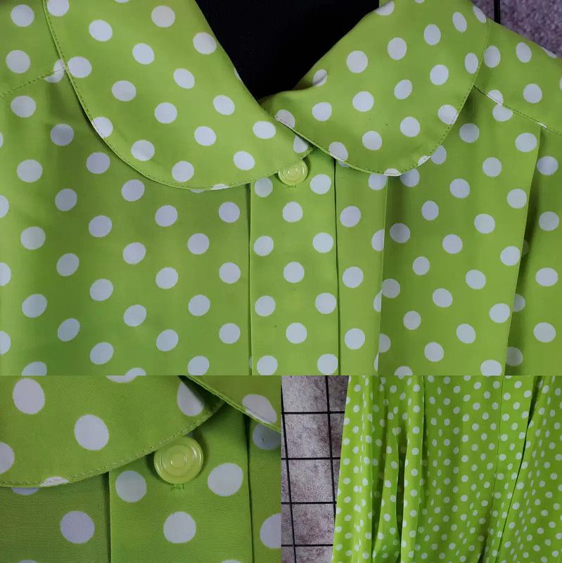 Dior Dior Green Polka Dot Long Sleeve Shirt 0089 Size M / US 6-8 / IT 42-44 - 7 Thumbnail