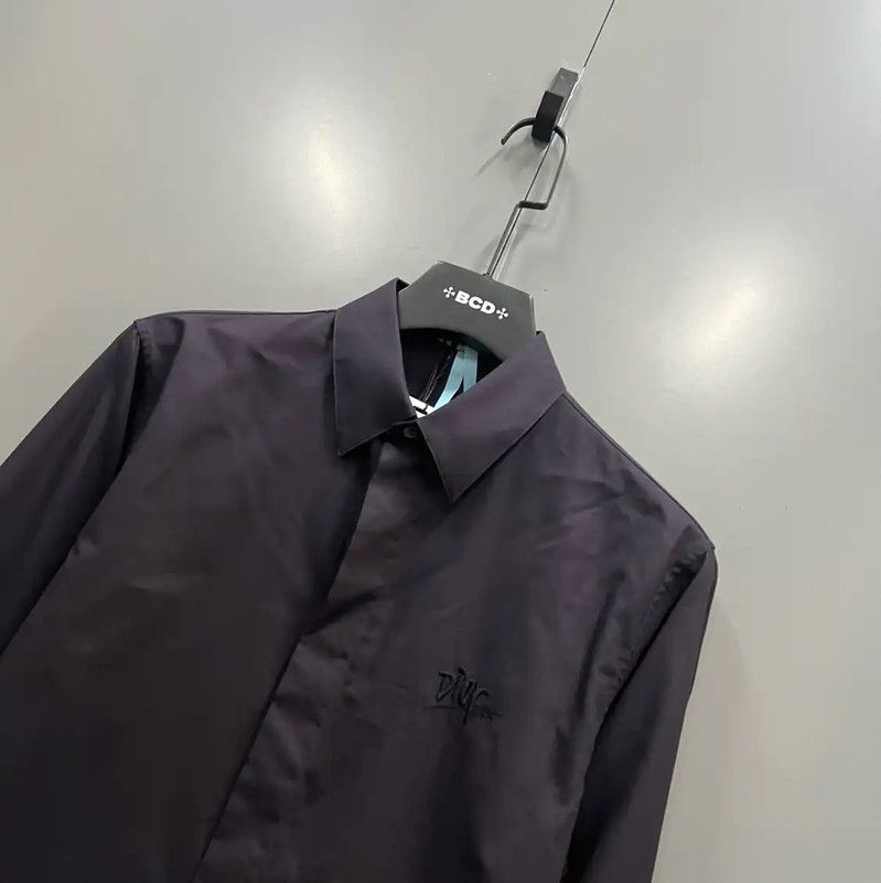 Dior Dior Women's Navy Long Sleeve Crop Shirt 0089 Size ONE SIZE - 2 Thumbnail