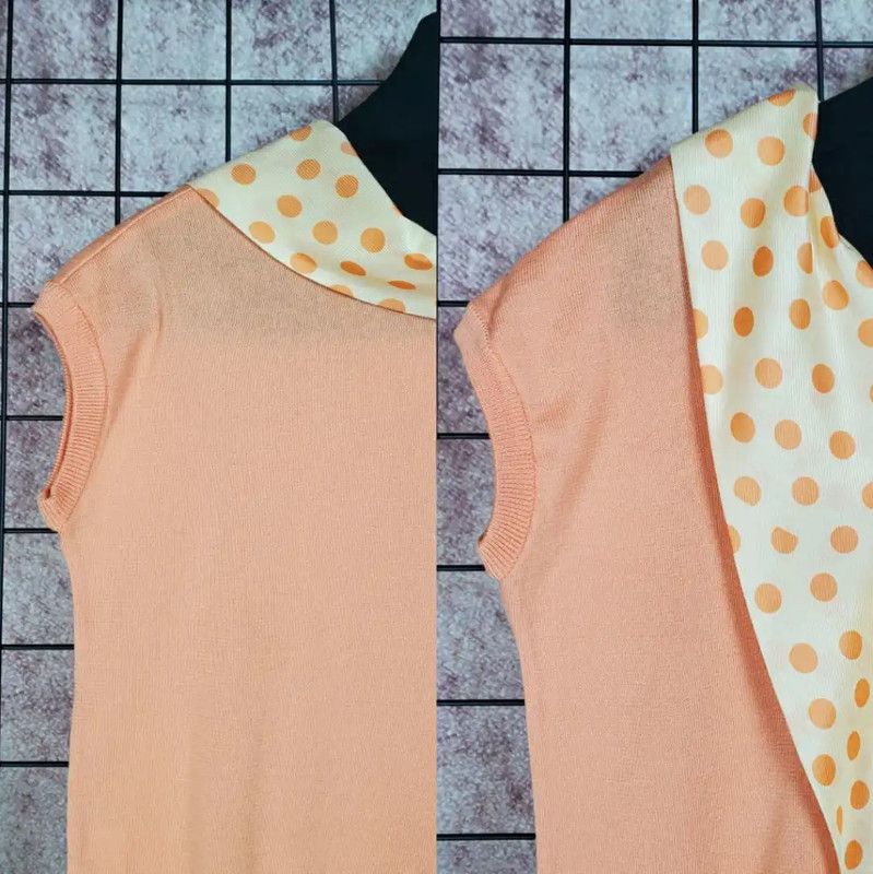 Dior Dior Summer Orange Polka Dot Blouse 0089 Size M / US 6-8 / IT 42-44 - 6 Thumbnail