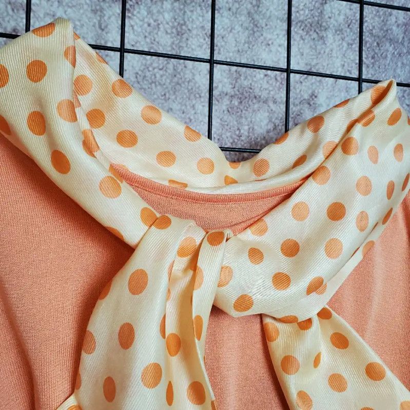 Dior Dior Summer Orange Polka Dot Blouse 0089 Size M / US 6-8 / IT 42-44 - 9 Thumbnail